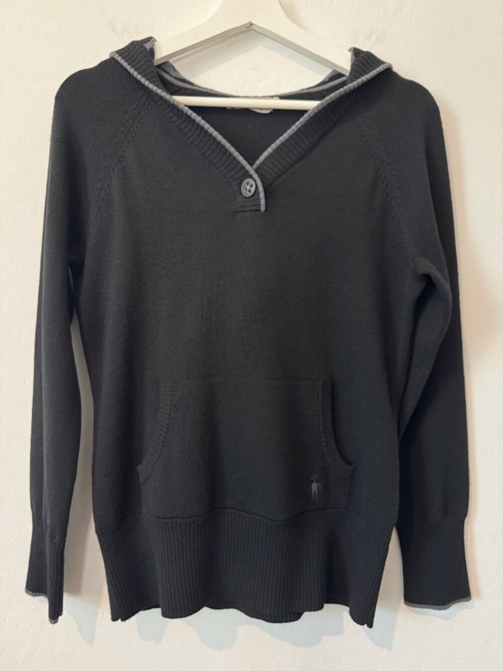 SmartWool Dazzle Dot Hooded Sweater Size Medium Warm Merino Wool Knit Pullover